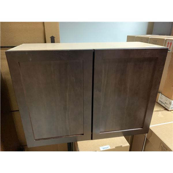 Salem Cappuccino double Door upper Cabinet 33W x 24H