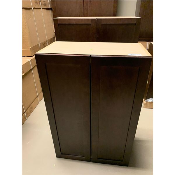 Salem Cappuccino double Door upper Cabinet 24W x 30H