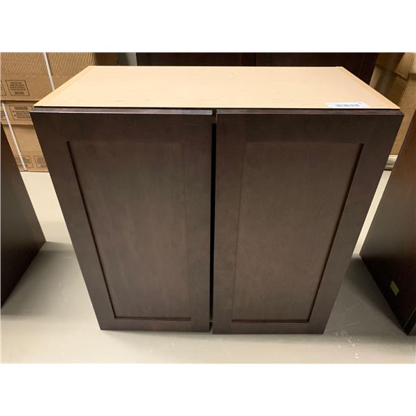 Salem Cappuccino double Door upper Cabinet 24W x 30H