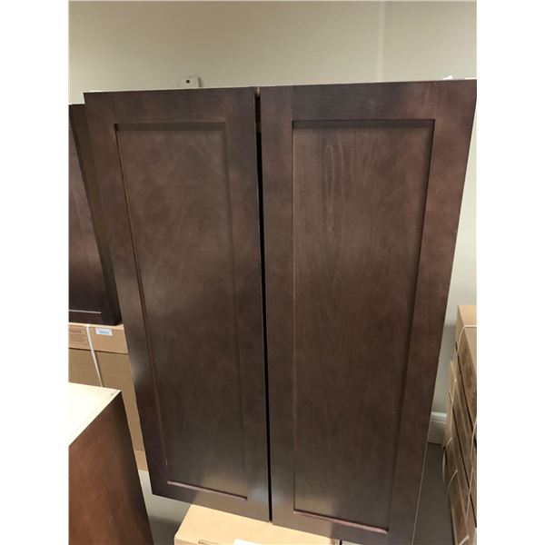 Salem Cappuccino double Door upper Cabinet 30W x 36H
