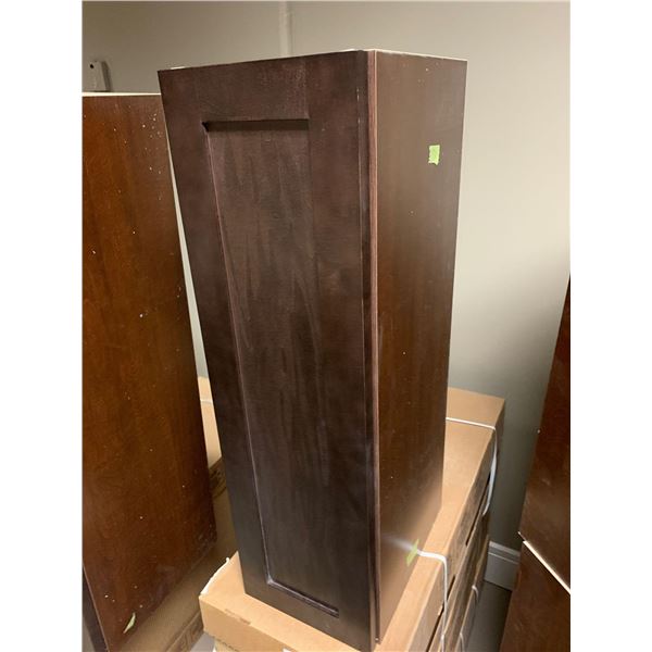 Salem Cappuccino double Door upper Cabinet 9W x 30H RH