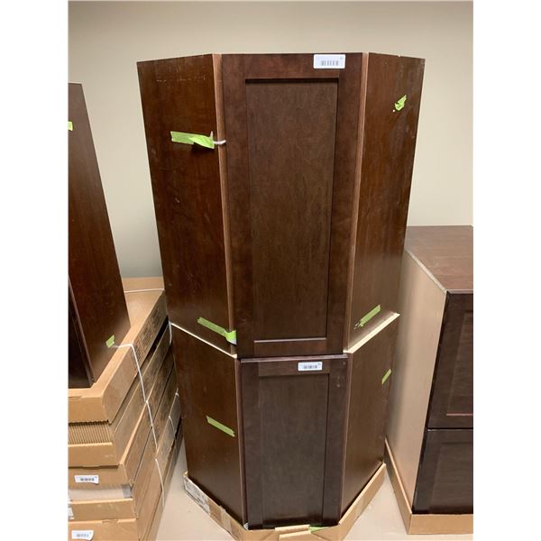 Salem Cappuccino Upper CornerÂ  Cabinet 21W x 30H RH
