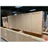 Image 11 : Natural Maple 9 piece Kitchen Cabinet Set includes 4 base cabinets 30W, 30W, 15W, 36W and 5 wall cab