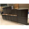 Image 9 : Salem Cappuccino Cabinets 8 piece cabinet set with boxed trim  panels. includes 4 kitchen base 36W, 