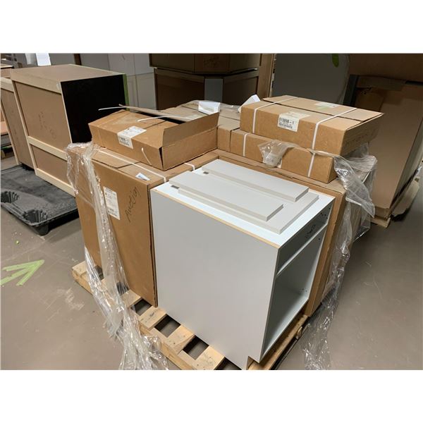 Pallet Lot of Cabinets - as pictured -4 boxed cabinets