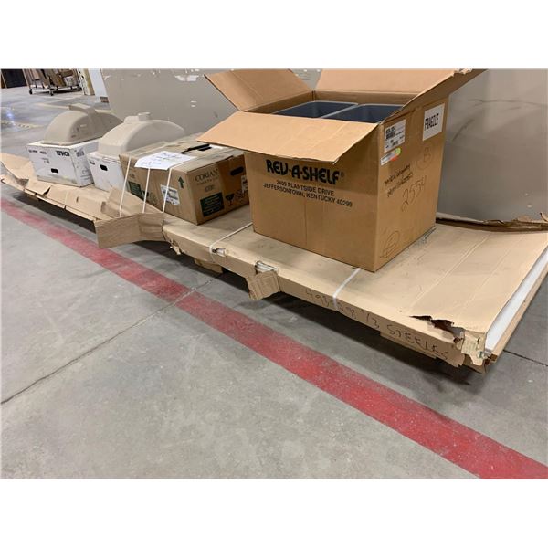 One sheet of Corian Counter Top 12ft x 32- cream color