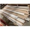 Image 3 : Pallet Lot of Assorted flat stock, hardwood molding, casing  trim
