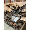 Image 2 : Pallet Lot of Assorted flat stock, hardwood molding  trim