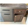 Image 2 : Lot of 10 assorted Vanity Cabinets and counter top