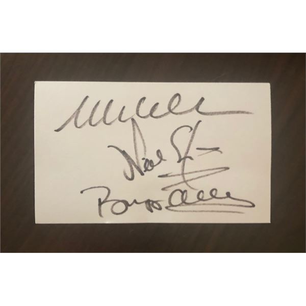 Apollo II Cut Autograph