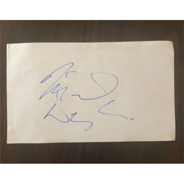 Michael Douglas Cut Autograph