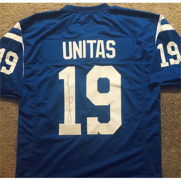 Johnny Unitas Signed Jersey Chargers