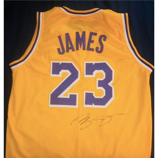Lebron James Signed Jersey LA Lakers