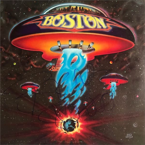 Boston Autographed Album