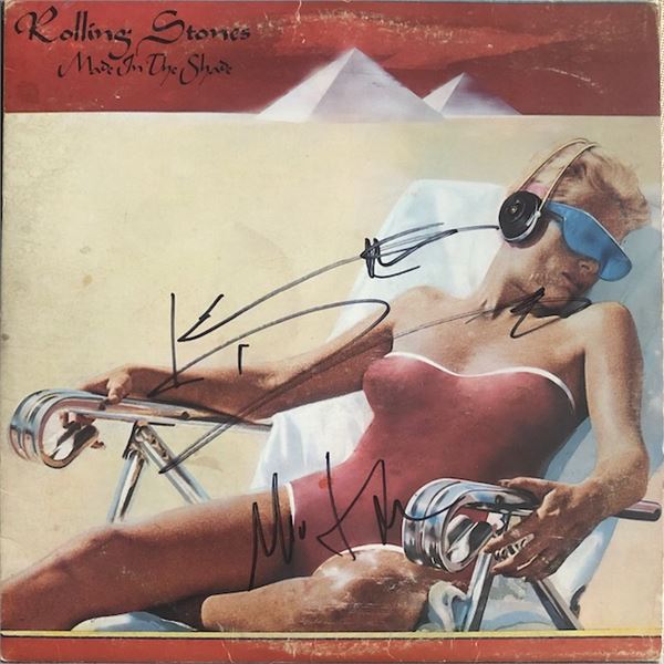 Rolling Stones Autographed Album