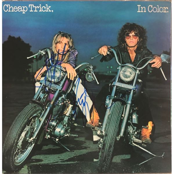 Cheap Trick Autographed Album Robin Zander & Tom Peterson