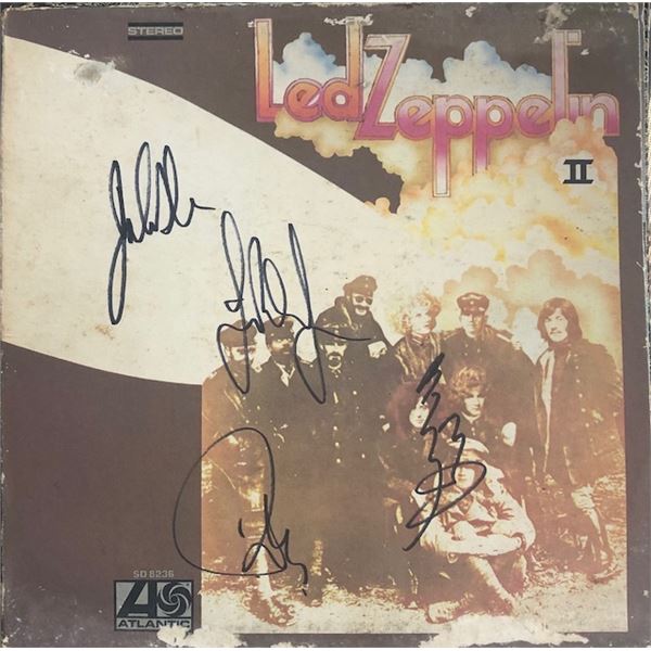 Led Zeppelin Autographed Album "Houses of The Holy"