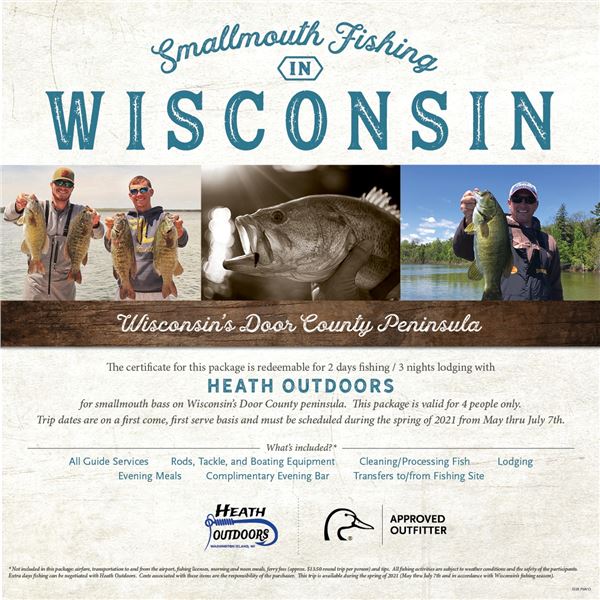 Smallmouth Bass fishing trip for four