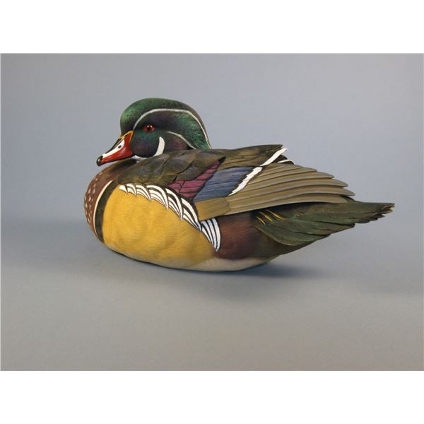 Jett Brunet Wood Duck Decoy #1