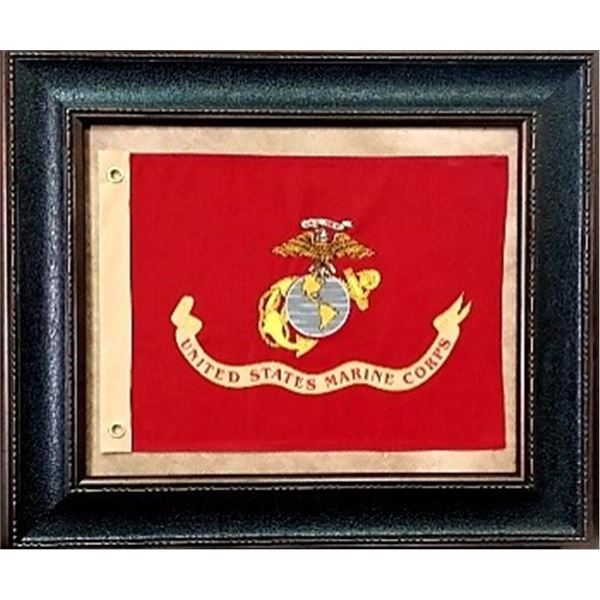 United States Marine Corps Framed Flag