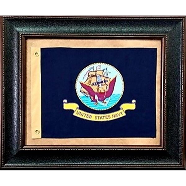 United States Navy Framed Flag