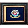 Image 1 : United States Navy Framed Flag