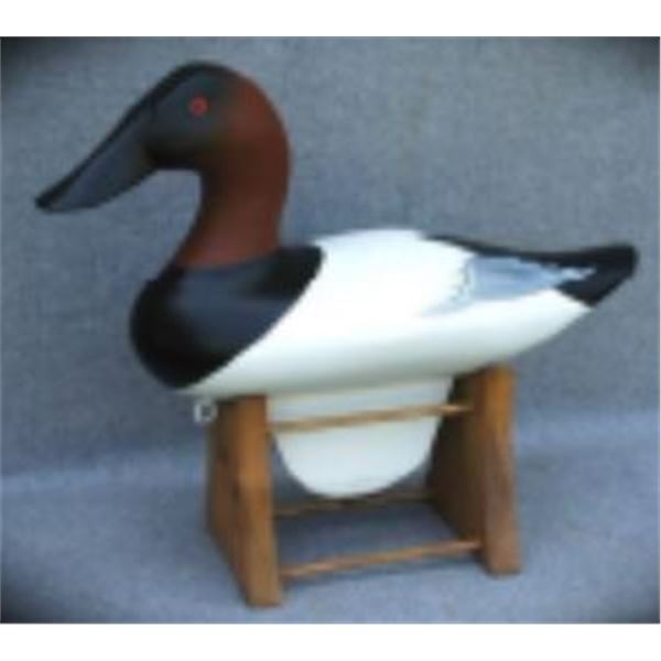 Premier Grade High Head Keeled Canvasback By Charles Jobes