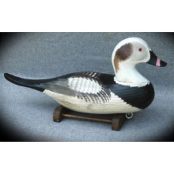 Antique Style Longtail Duck Drake By Charles Jobes