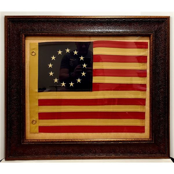 Betsy Ross Framed Flag