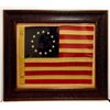Image 1 : Betsy Ross Framed Flag