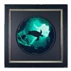 Image 1 : Wyland, "Turtle Reef Silhouette" Hand Signed Original Painting with Certificate of Authenticity.