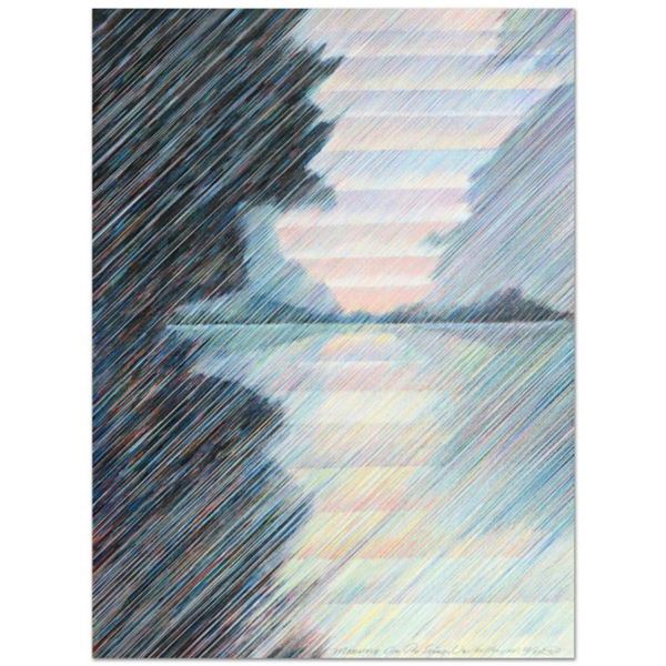 "Morning on the Seine" Limited Edition Serigraph by Marcus Uzilevsky (1937-2015), Numbered and Hand 