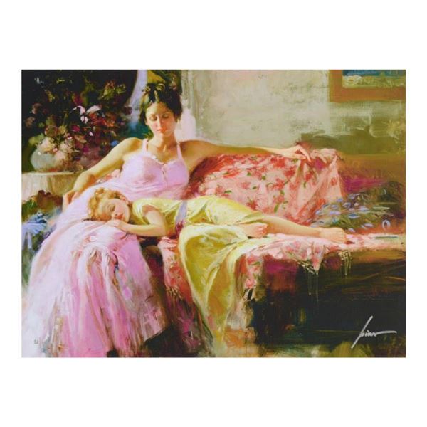 Pino (1931-2010), "A Place In My Heart" Limited Edition on Canvas, Numbered and Hand Signed with Cer