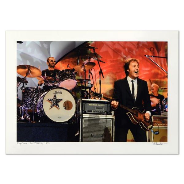 Rob Shanahan,  Ringo Starr & Paul McCartney  Hand Signed Limited Edition Giclee with Certificate of 