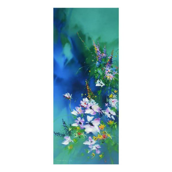 Thomas Leung, "Spring Bouquet" Limited Edition on Canvas, Numbered and Hand Signed with Letter of Au