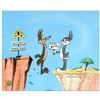 Image 1 : Chuck Jones (1912-2002), "Coyote Crossing" Limited Edition Animation Cel with Hand Painted Color, Da