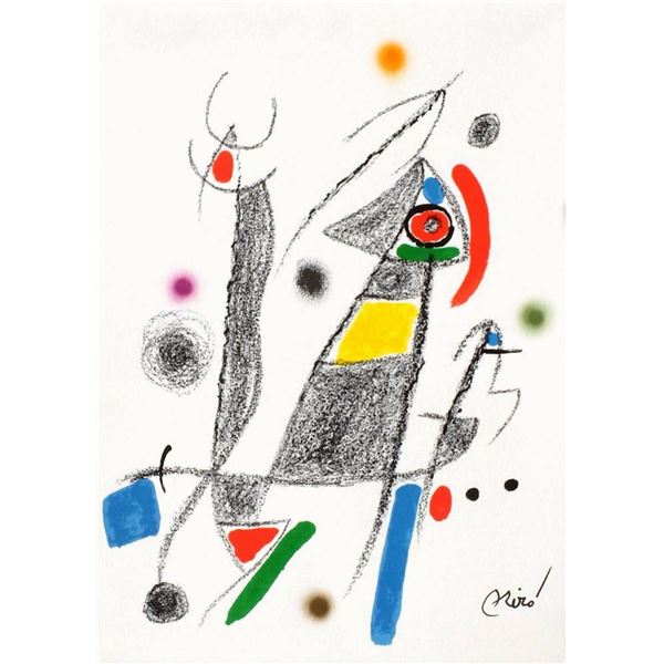 Joan Miro- Lithograph "Maravillas con variaciones acrosticas 06"