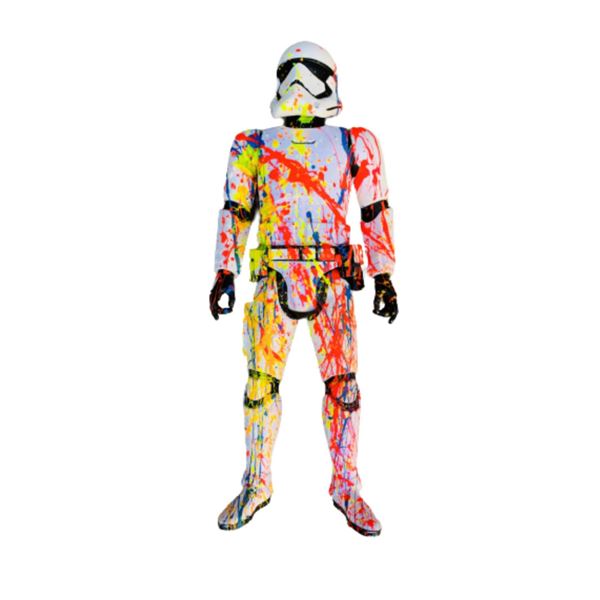 E.M. Zax- Hand painted original one of a kind sculpture  "Storm Trooper "