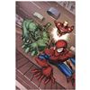 Image 1 : Marvel Comics "Marvel Adventures: Super Heroes #3" Numbered Limited Edition Giclee on Canvas by Roge