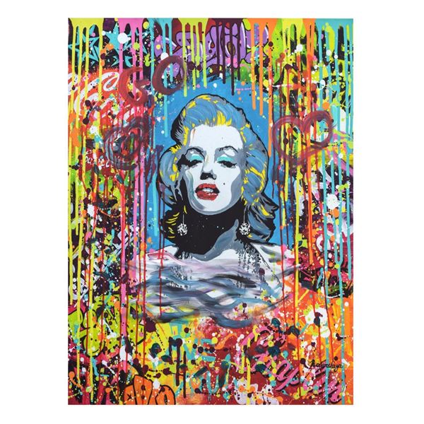 Nastya Rovenskaya- Mixed Media "Blonde Bombshell"