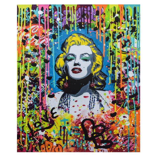 Nastya Rovenskaya- Mixed Media "Blonde Bombshell"