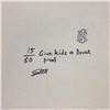 Image 2 : Steve Kaufman (1960-2010), "ESPRESSO" Hand Signed and Numbered Limited Edition Hand Pulled silkscree