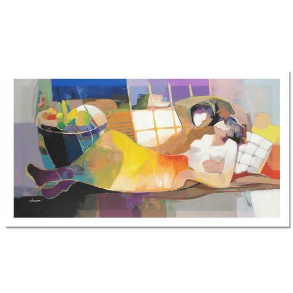 Hessam Abrishami  Daylight Dream  Limited Edition Serigraph on Canvas (48  x 24 ), Numbered and Hand