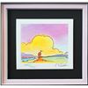 Image 2 : Peter Max- Original Lithograph "Sailboat on the Horizon (Mini Series)"