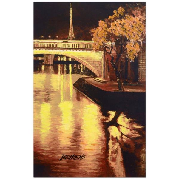 Howard Behrens (1933-2014), "Twilight on the Seine, I" Limited Edition Hand Embellished Giclee on Ca