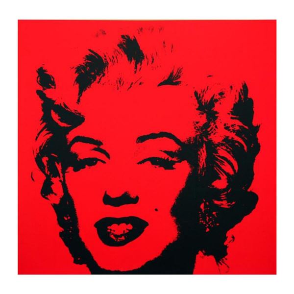 Andy Warhol "Golden Marilyn 11.43" Limited Edition Silk Screen Print from Sunday B Morning.