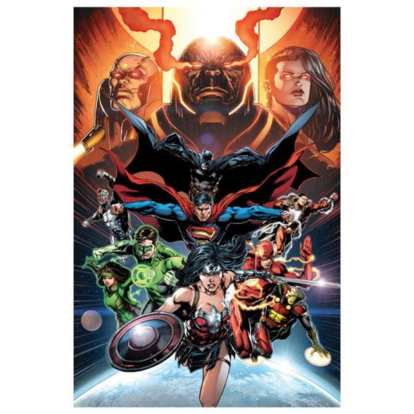 DC Comics,  Justice League, Darkseid War  Numbered Limited Edition Giclee on Canvas by Jason Fabok w