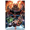 Image 1 : DC Comics, "Justice League, Darkseid War" Numbered Limited Edition Giclee on Canvas by Jason Fabok w