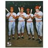 Image 1 : "The Big Four" Photograph Autographed by the Big Red Machine's Johnny Bench, Tony Perez, Joe Morgan,