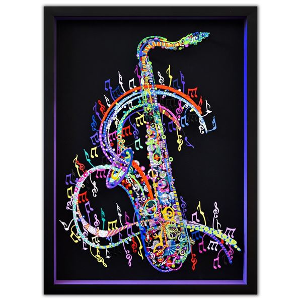 Patricia Govezensky- Original Painting on Cutout Steel "Orchestra"